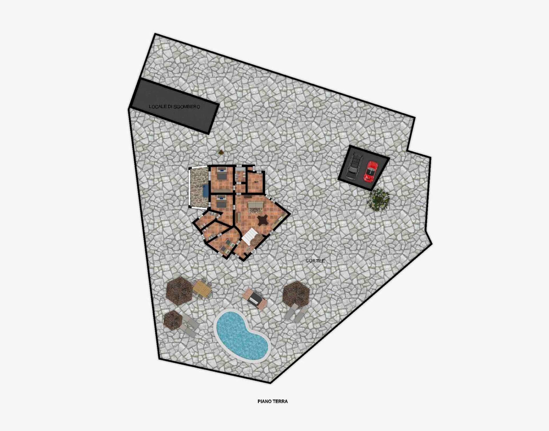 Foto 29 - Villa Loc. Monte Moro, Arzachena - planimetria 1