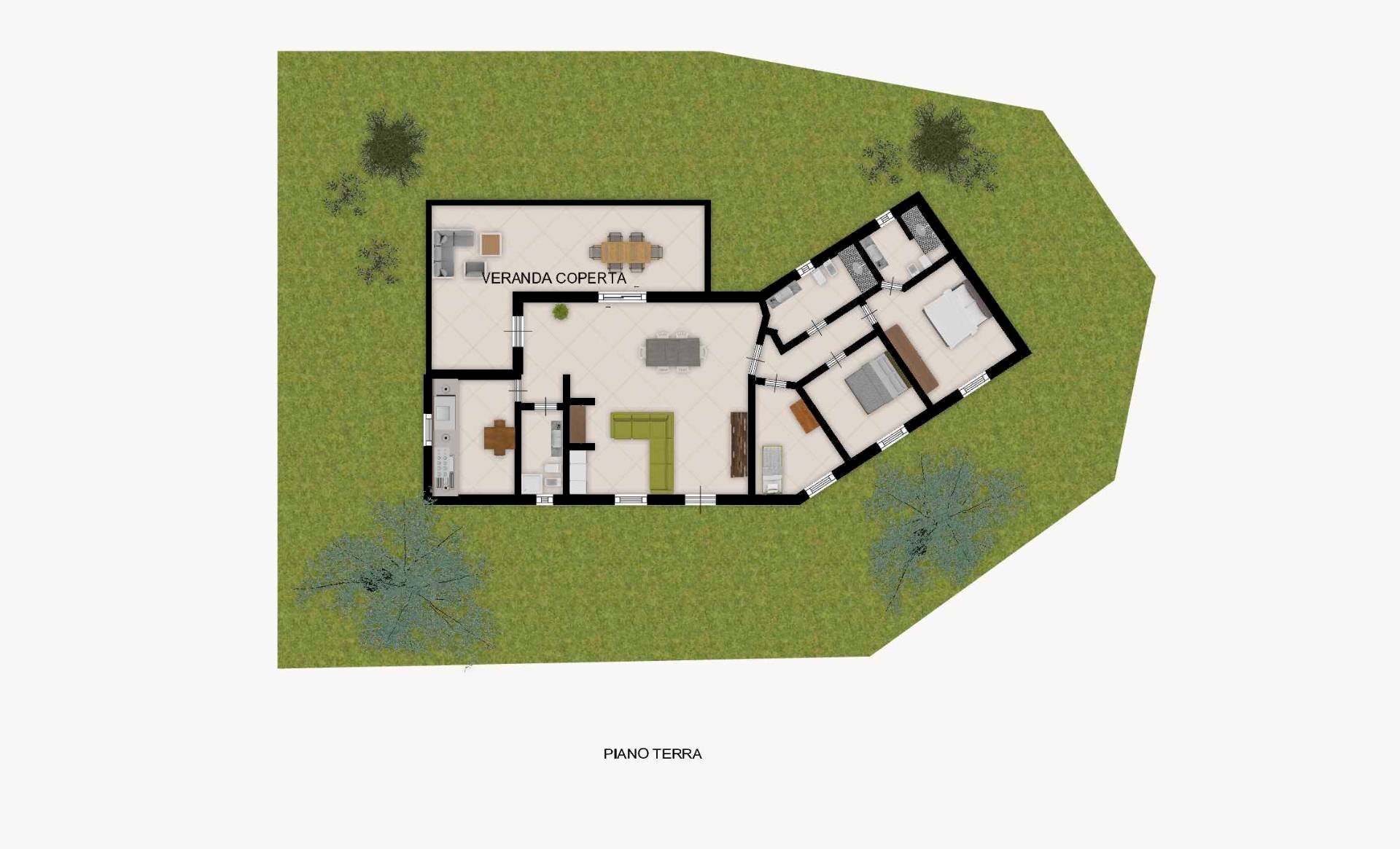 Foto 46 - Villa la mendula, Arzachena - planimetria 1