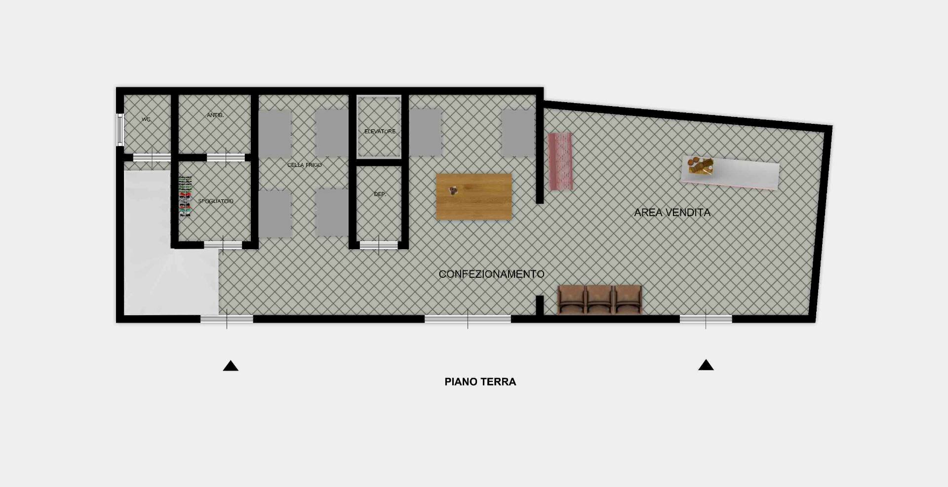 Foto 22 - Commercial Premises via roma
 
8, Oschiri - floor plans 1