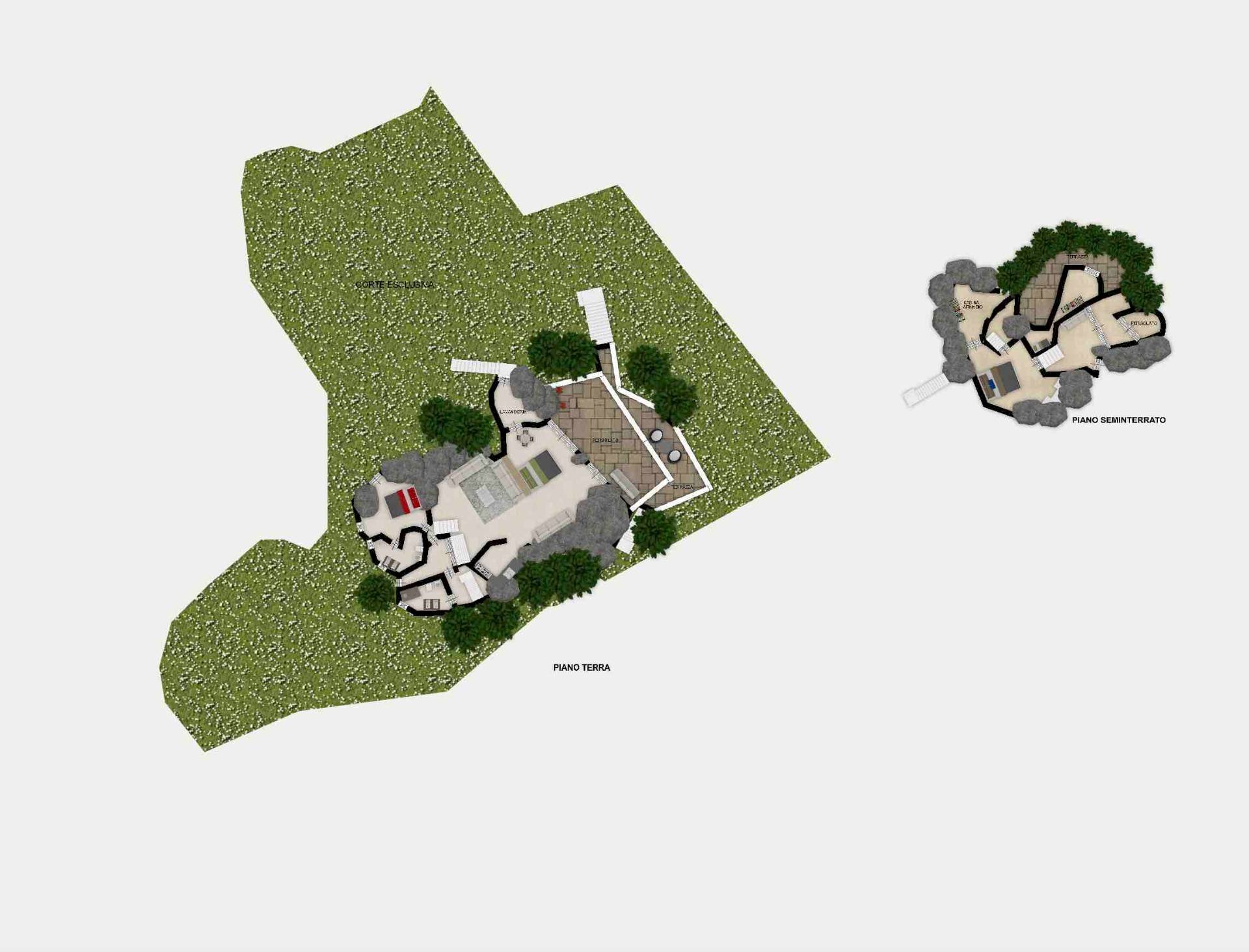 Foto 39 - Villa Via della Folaga, Arzachena - planimetria 1