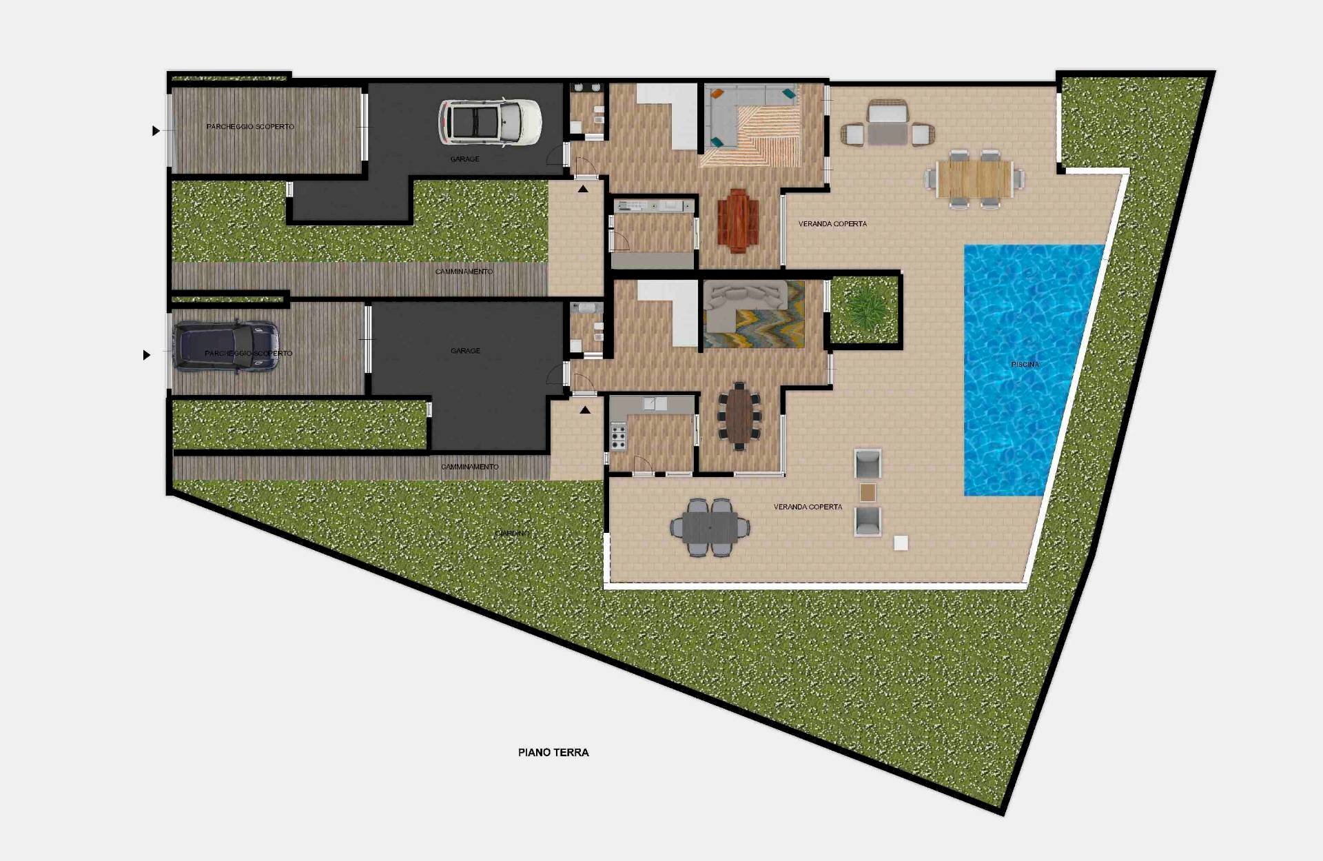 Foto 7 - Terreno edificabile via Po, Oschiri - planimetria 1