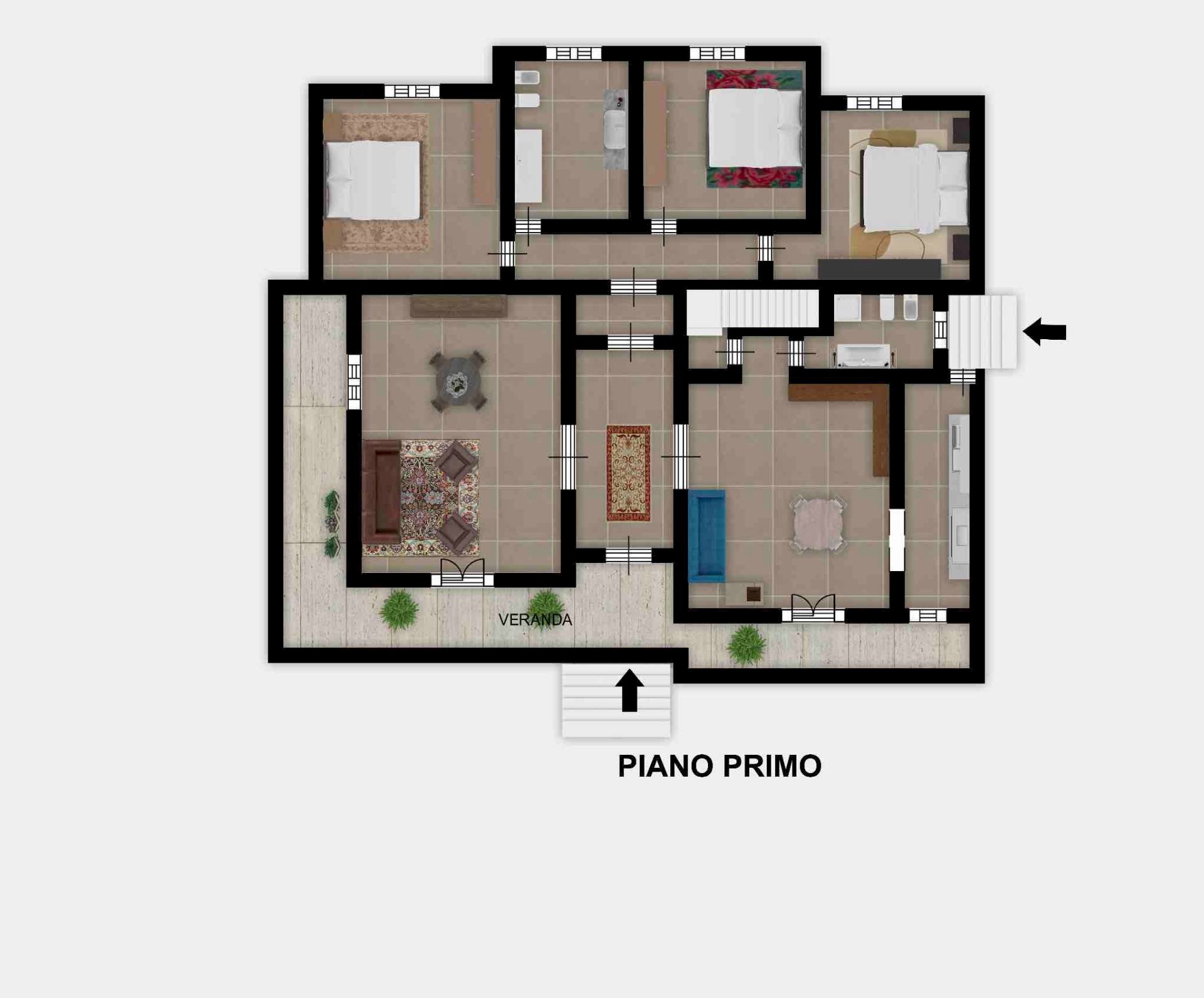 Foto 38 - Villa Via Londra, Olbia - floor plans 1