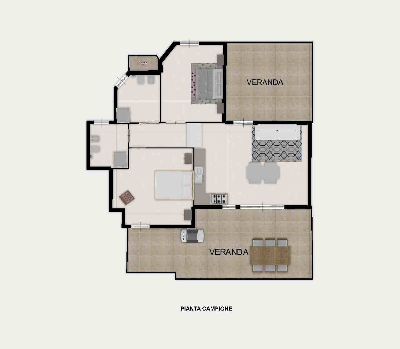 Foto 63 - Attività Commerciale Via Li Nibarroni, Trinità d'Agultu e Vignola - planimetria 1