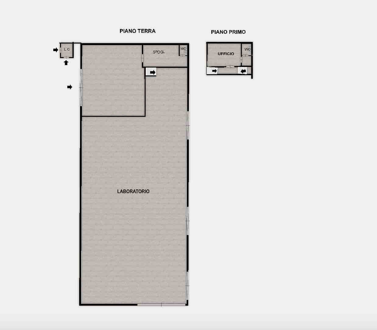 Foto 28 - Commercial Premises Via Roma, Oschiri - floor plans 1
