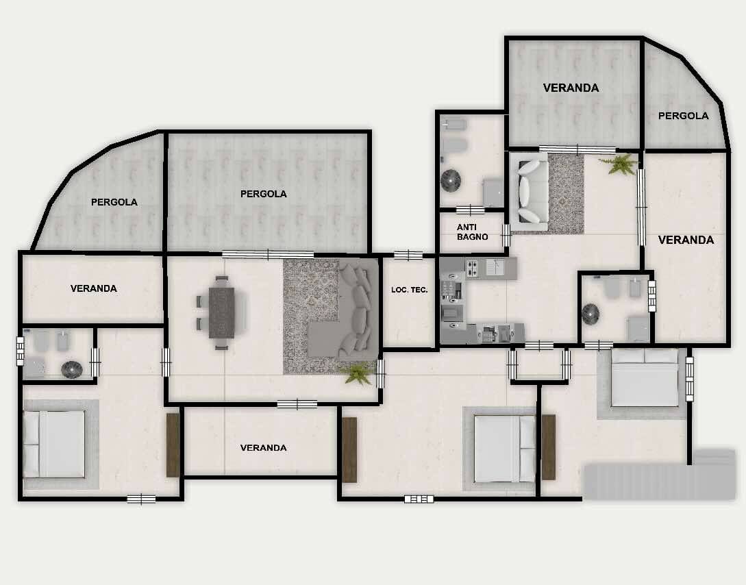 Foto 61 - Villa Santa Teresa Gallura
 
snc, Santa Teresa Gallura - planimetria 1