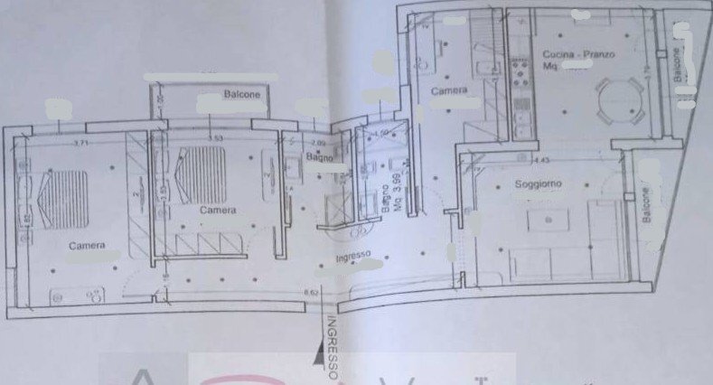 Foto 23 - Appartamento Pietrasanta - planimetria 1