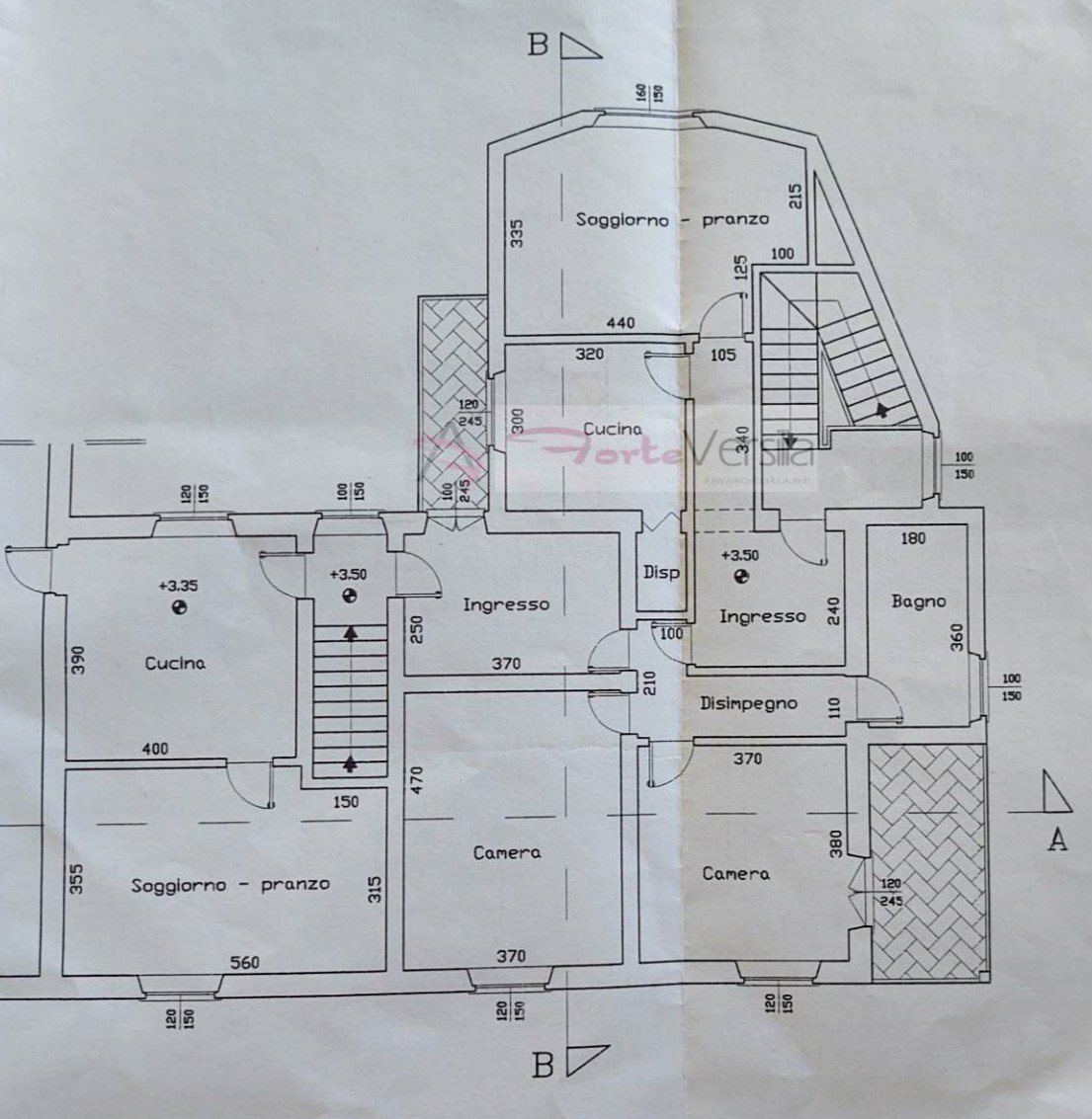 Foto 23 - Villa Bifamiliare Massa - planimetria 1