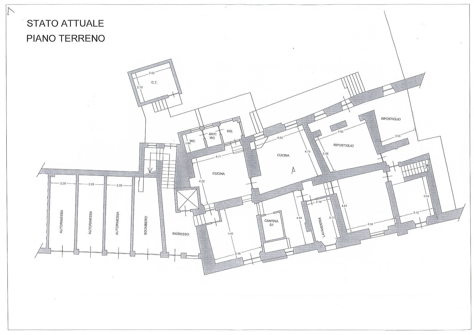 PIANO TERRENO - Stabile - Palazzo Via Pietro Nallino
 
6, Mondovì - planimetria 1