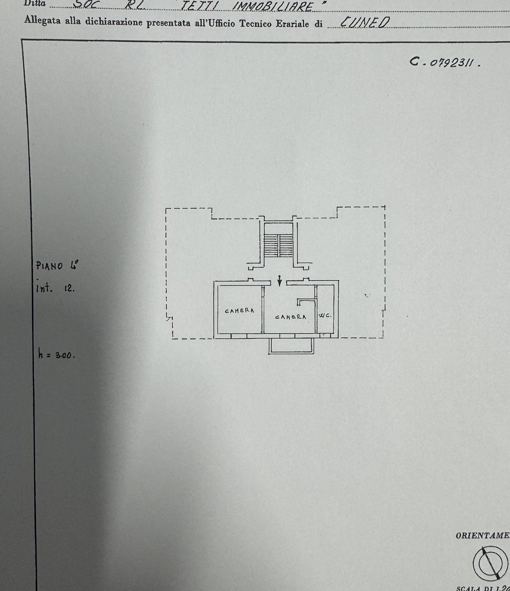 planimetria - Bilocale Via Tetti
 
2, Roburent - planimetria 1