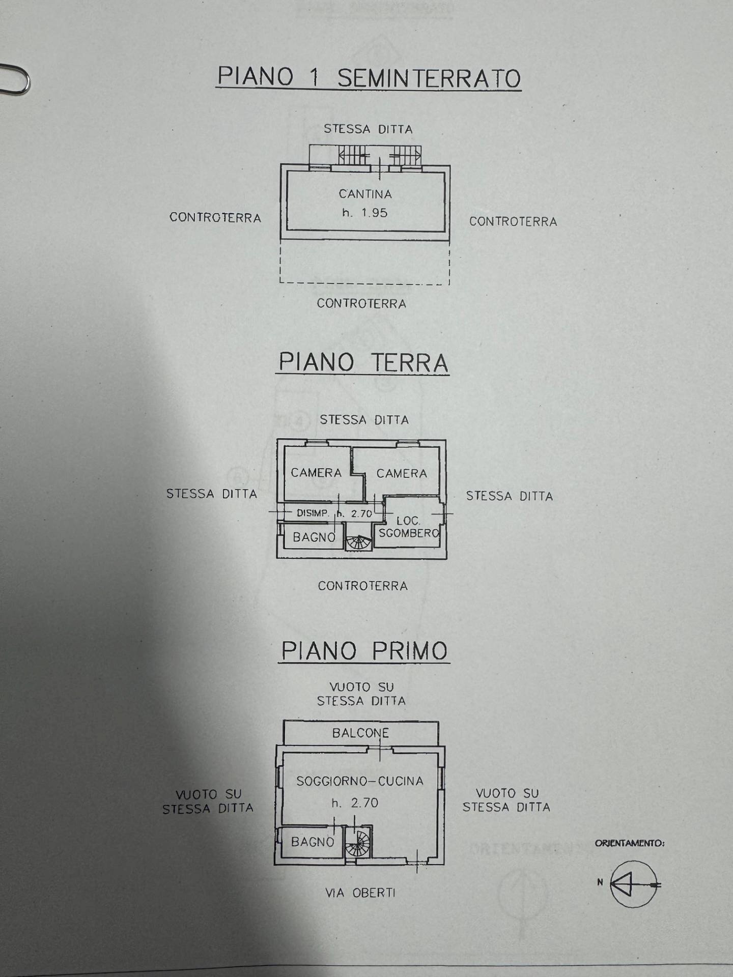 planimetria - Casa indipendente Località Oberti
 
4, Montaldo di Mondovì - planimetria 1