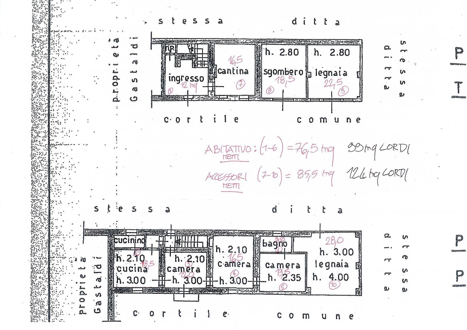 planimetria indicativa - Independent house Via San Maurizio
 
13, Roccaforte Mondovì - floor plans 1