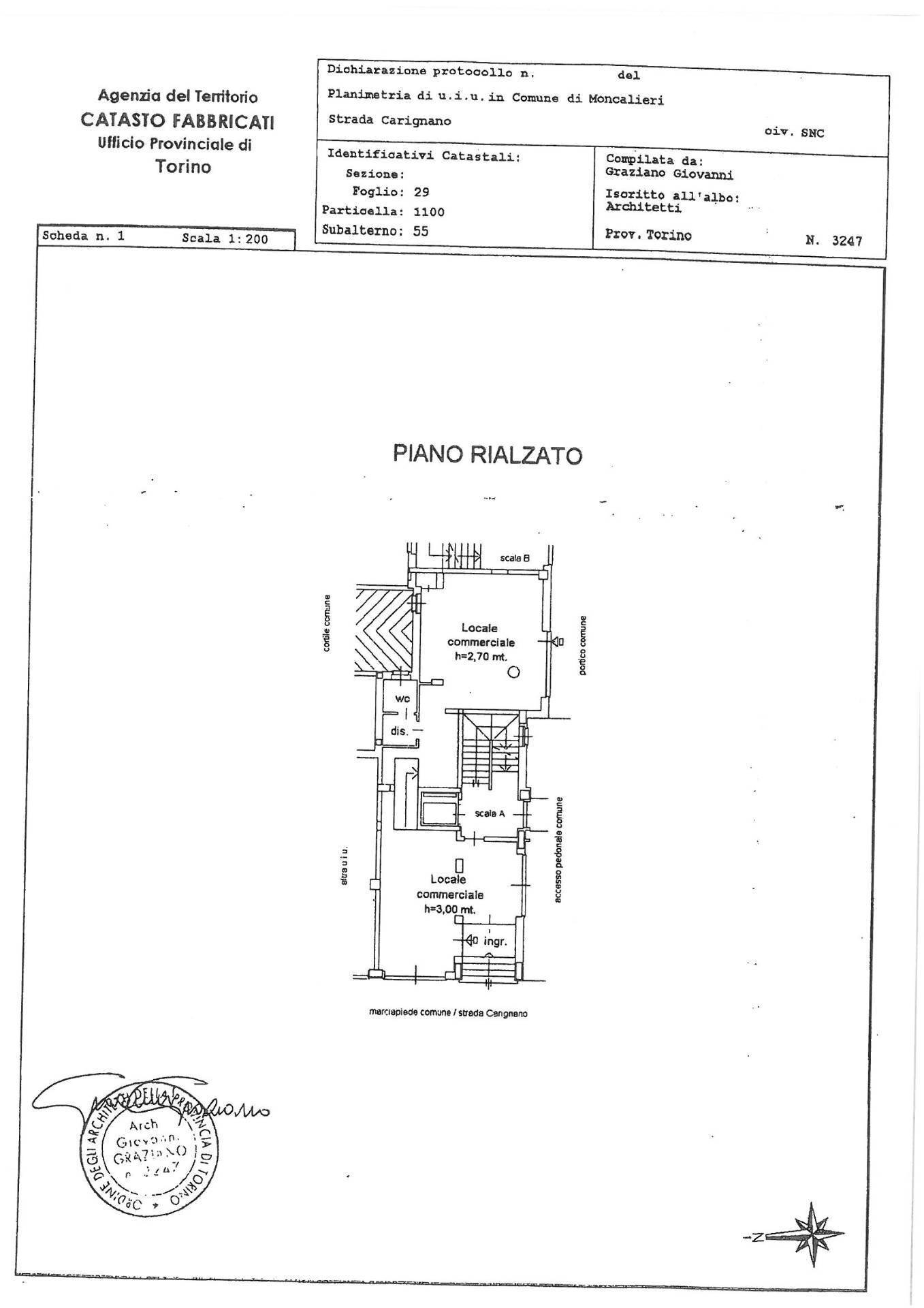 Foto 9 - Commercial Premises Strada Carignano
 
23, Moncalieri - floor plans 1