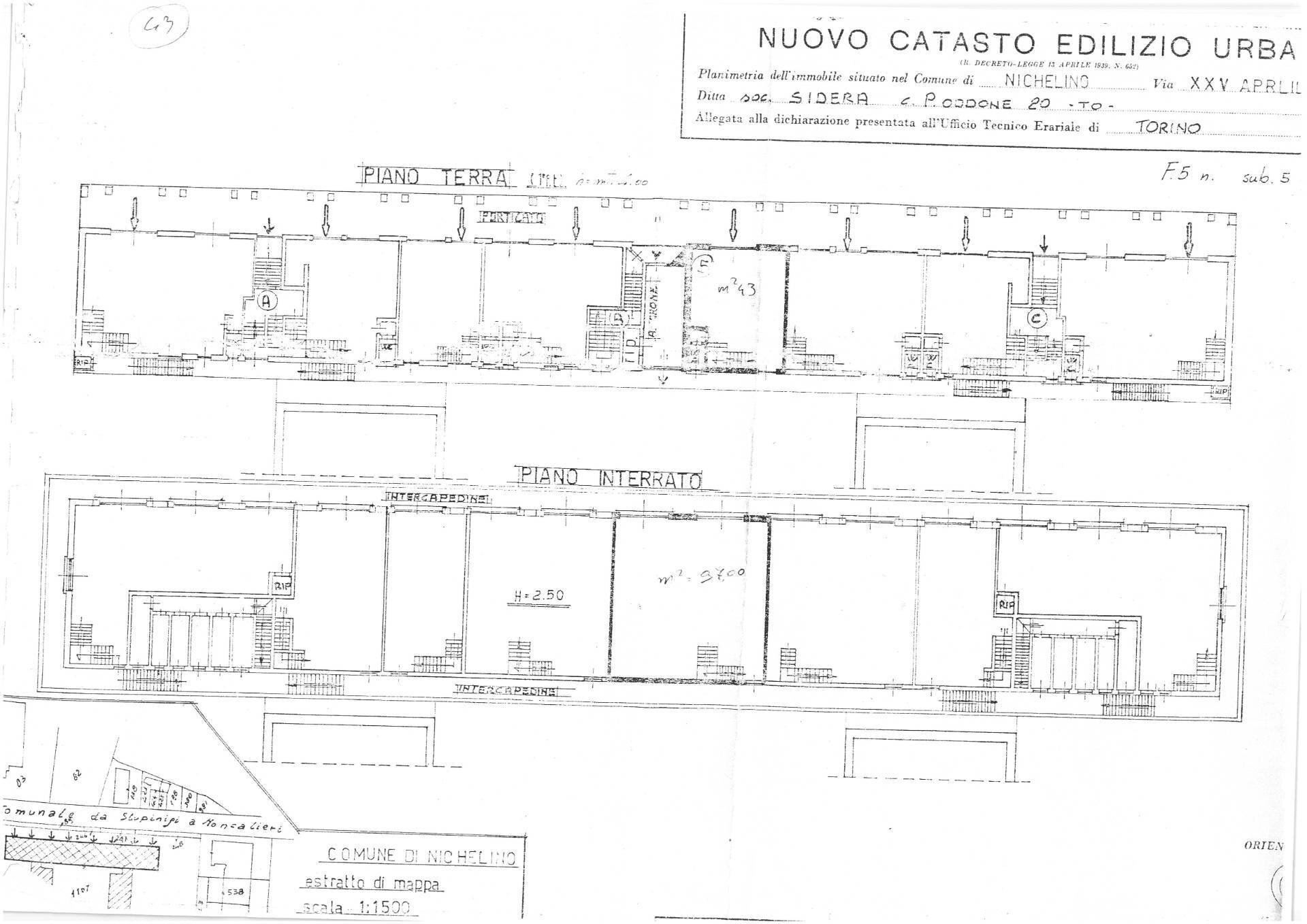 Foto 11 - Locale Commerciale Via XXV Aprile
 
67, Nichelino - planimetria 1