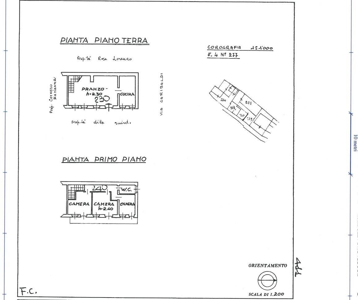 Foto 17 - Casa indipendente Via Cristoforo Colombo
 
7, Rocca d'Arazzo - planimetria 1