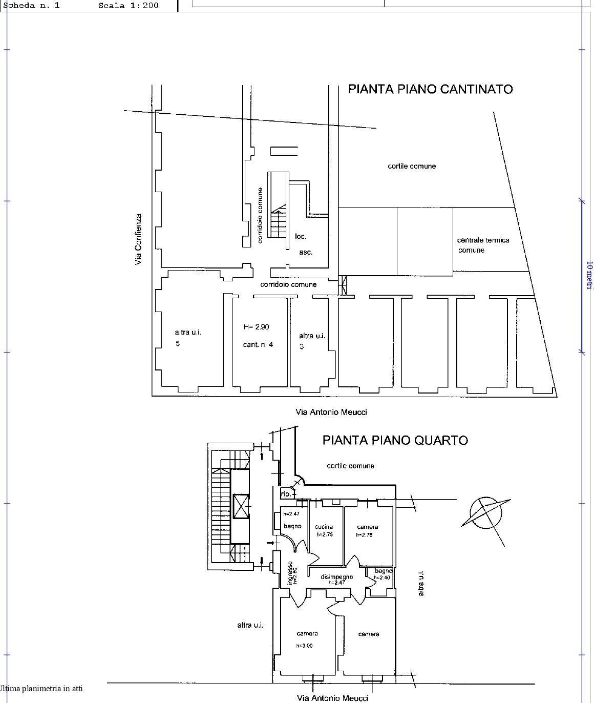 Foto 40 - Four-room apartment Via Meucci
 
2, Torino - floor plans 1