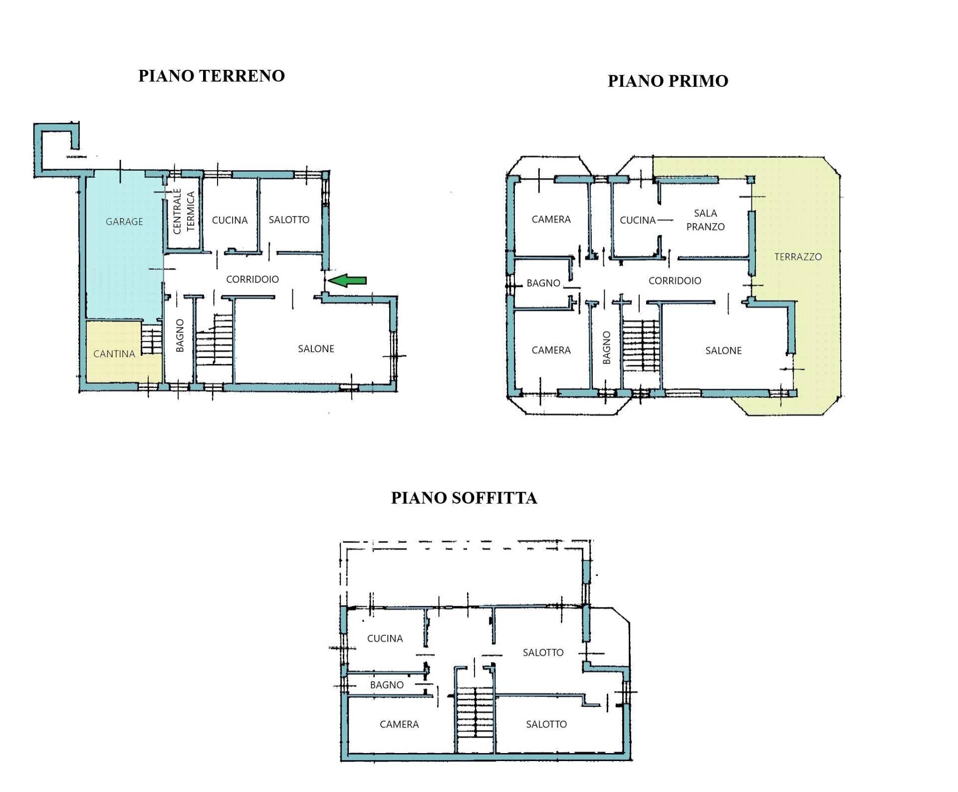 Foto 2 - Villa Via Stazione
 
SN, Brozolo - planimetria 1
