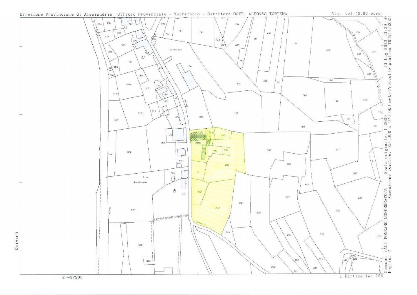 Foto 18 - Casa indipendente via venda
 
3, Ponzano Monferrato - planimetria 1