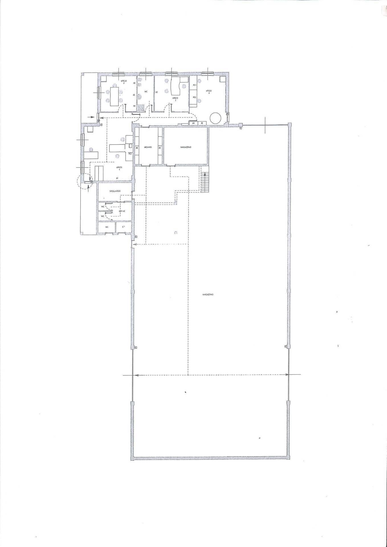 Foto 31 - Capannone via serracastello
 
3/C, Grana Monferrato - planimetria 1