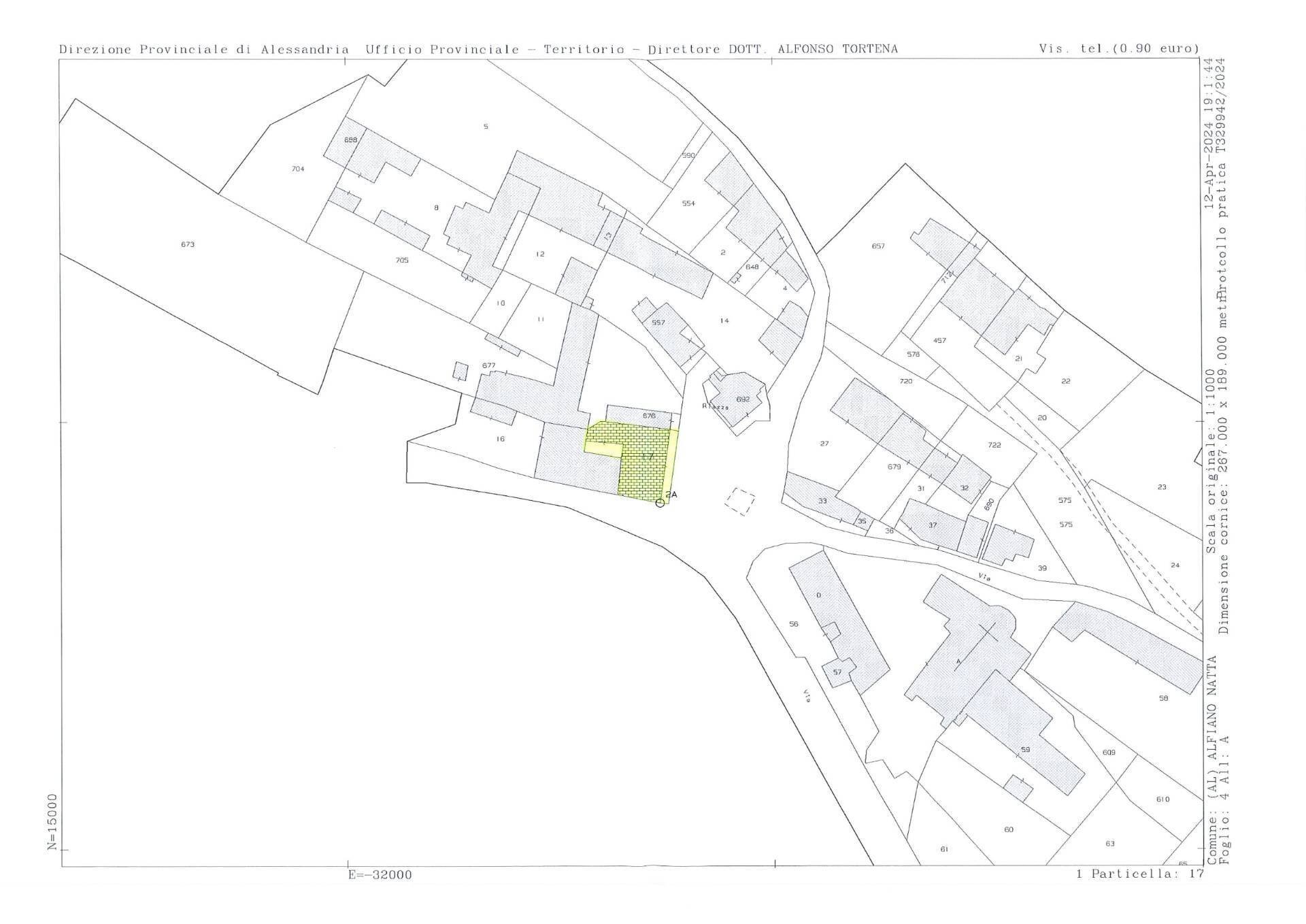 Foto 66 - Stabile - Palazzo Piazza Vittorio Emanuele
 
3, Alfiano Natta - planimetria 1