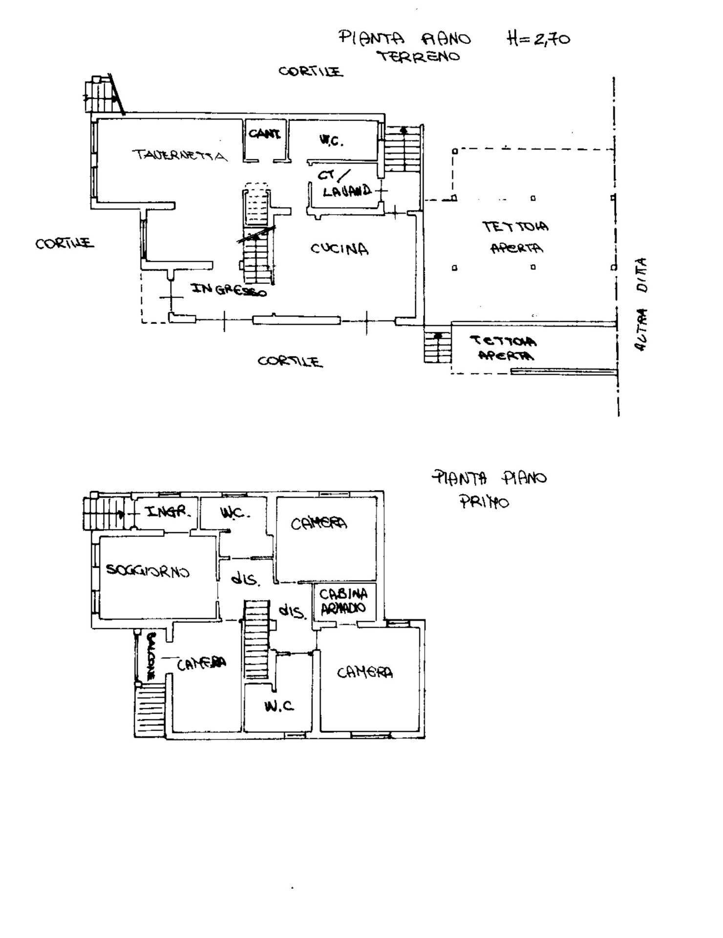 Foto 30 - Villa località Viatosto
 
86, Asti - planimetria 1
