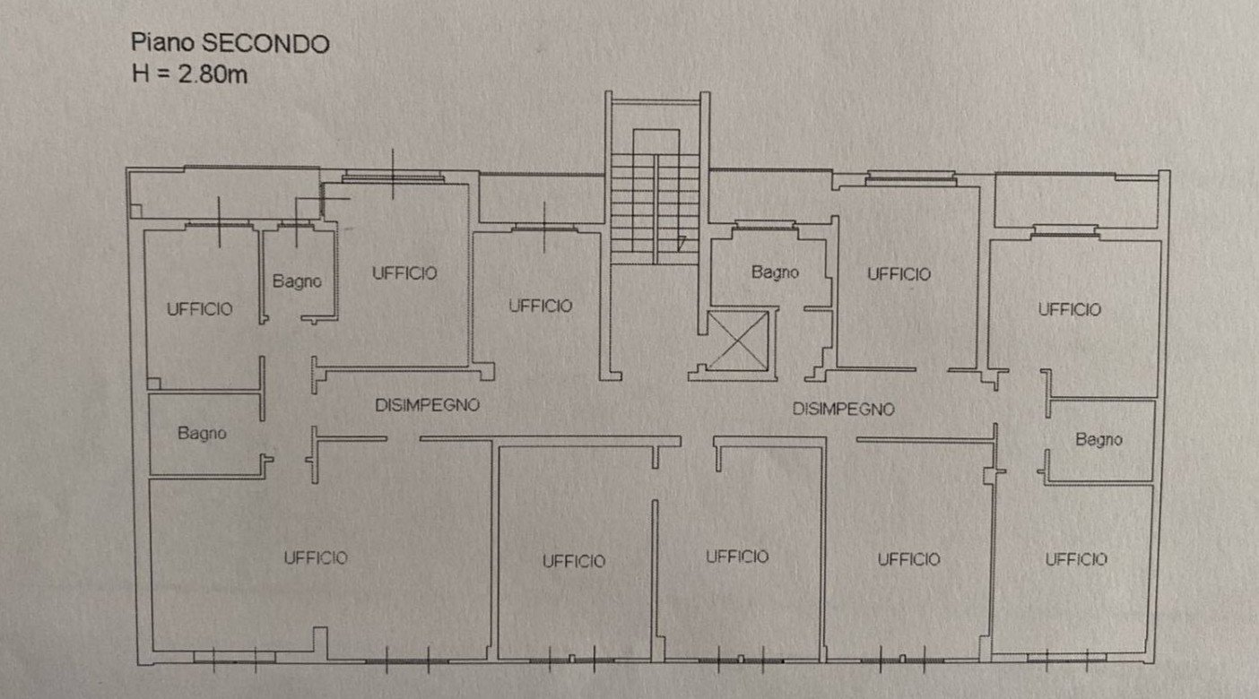 Foto 21 - Ufficio corso Torino
 
124, Asti - planimetria 1