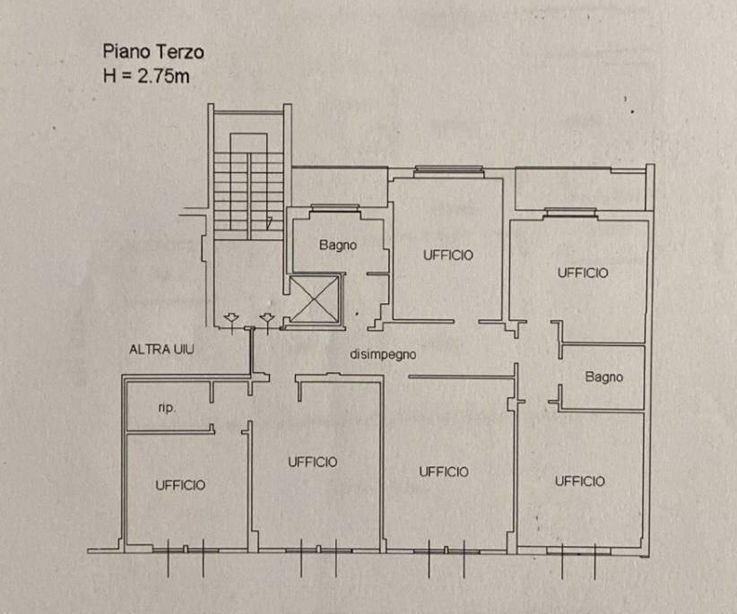 Foto 15 - Ufficio corso Torino
 
124, Asti - planimetria 1