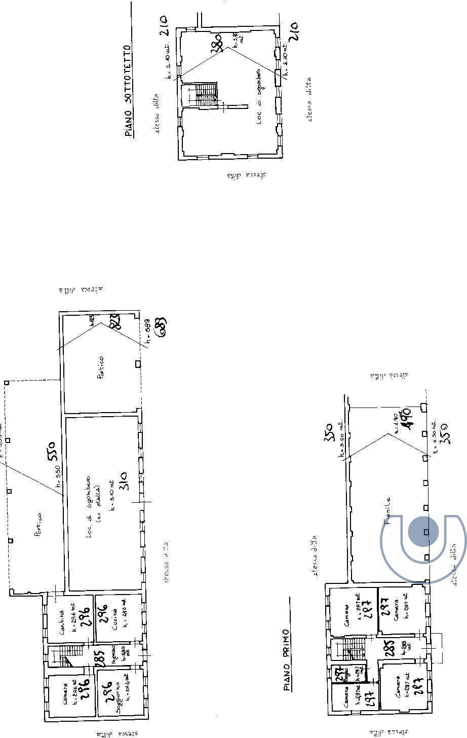 Foto 27 - Rustico Borgo Bianchi, Villanova d'Asti - planimetria 1