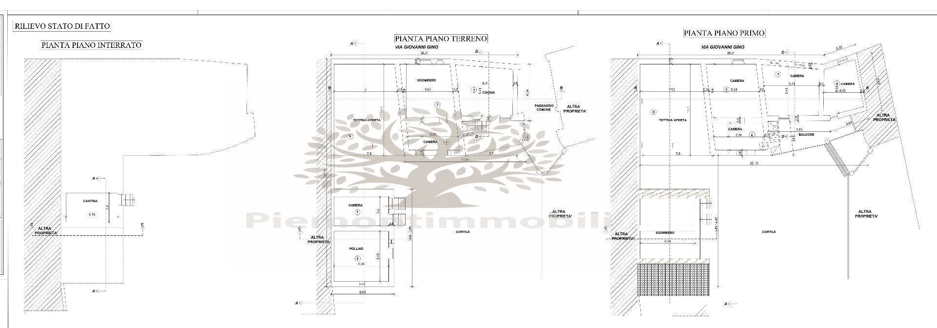 Foto 19 - Rustico Via Giovanni Gino
 
6, Sangano - planimetria 1