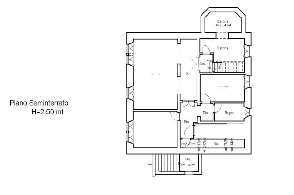 Foto 86 - Villa Viale Amerigo Vespucci
 
7, Massa - floor plans 1