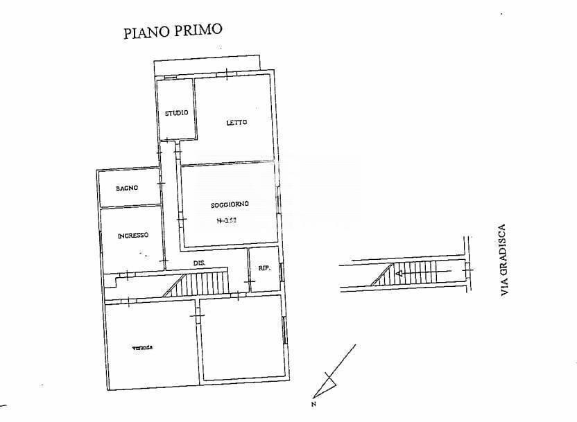 Foto 20 - Four-room apartment Via Gradisca
 
2, Cutrofiano - floor plans 1