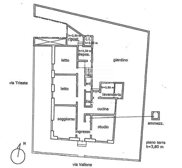 Foto 55 - Villa Via Vallone
 
68, Galatina - planimetria 1