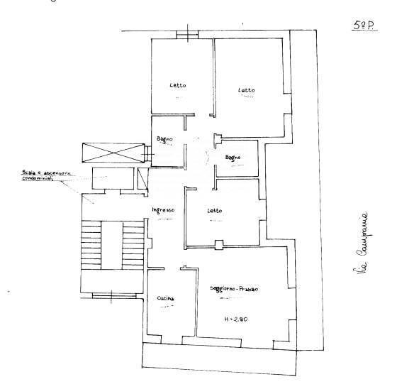 Foto 31 - Appartamento Via Marche
 
43, Galatina - planimetria 1
