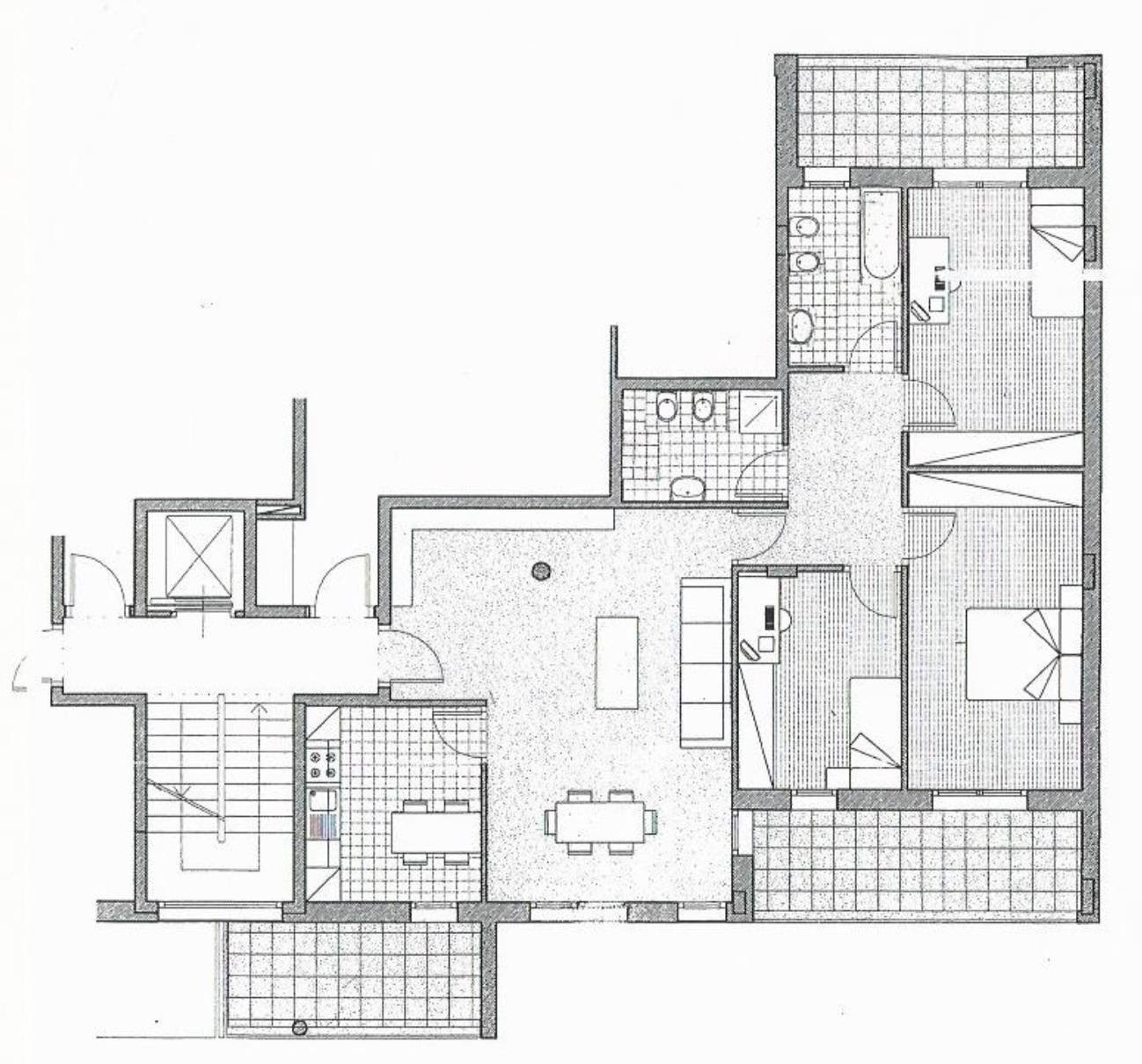 Foto 23 - Appartamento via Baschenis, Bergamo - planimetria 1