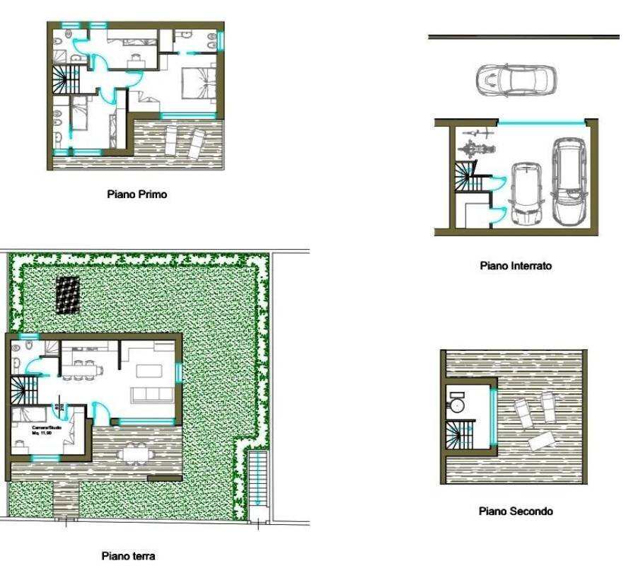 Foto 10 - Building land VIA GIUSEPPE VERDI
 
15, Boltiere - floor plans 1