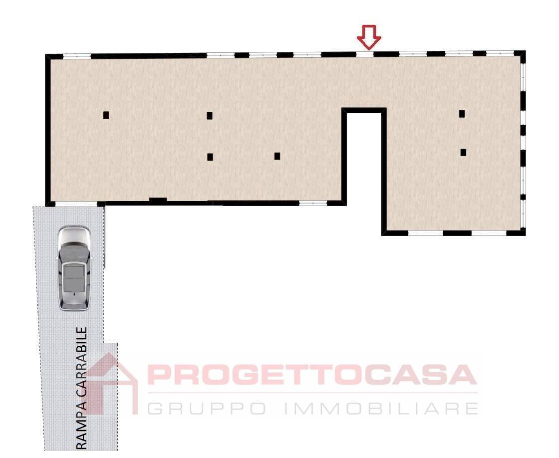 Foto 3 - Locale Commerciale VIA DAMIANI, San Benedetto del Tronto - planimetria 1