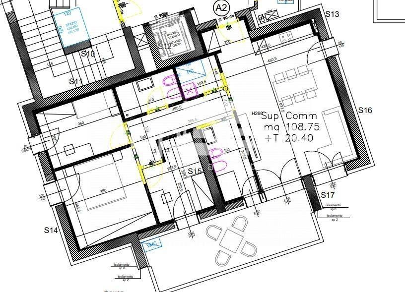 Foto 2 - Trilocale Via Amerigo Vespucci
 
0, Pordenone - planimetria 1