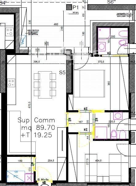 Foto 4 - Trilocale Via Amerigo Vespucci
 
0, Pordenone - planimetria 1