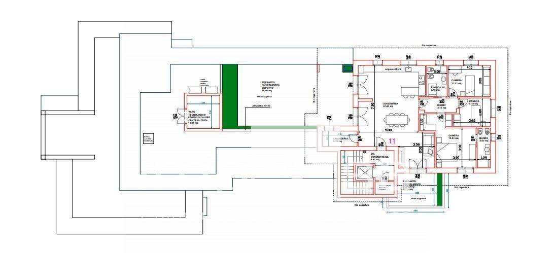 Foto 21 - Attico Prata di Pordenone, Prata di Pordenone - planimetria 1