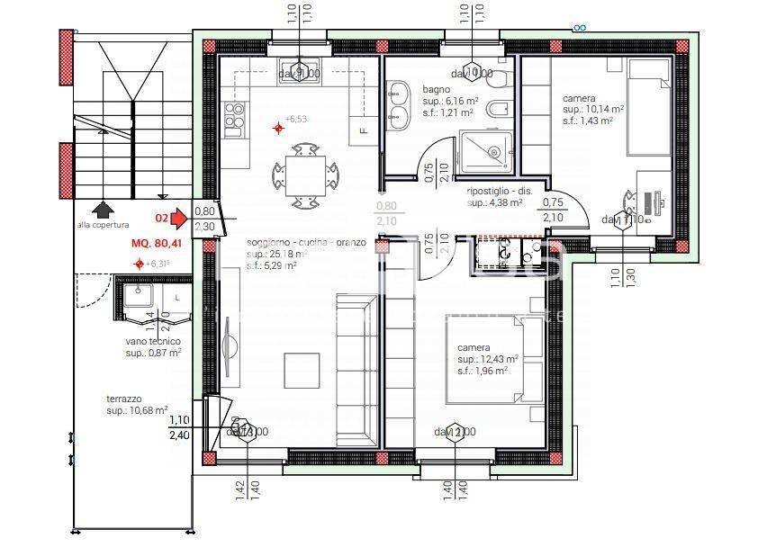 Foto 3 - Rustic Via Reghena
 
0, Porcia - floor plans 1