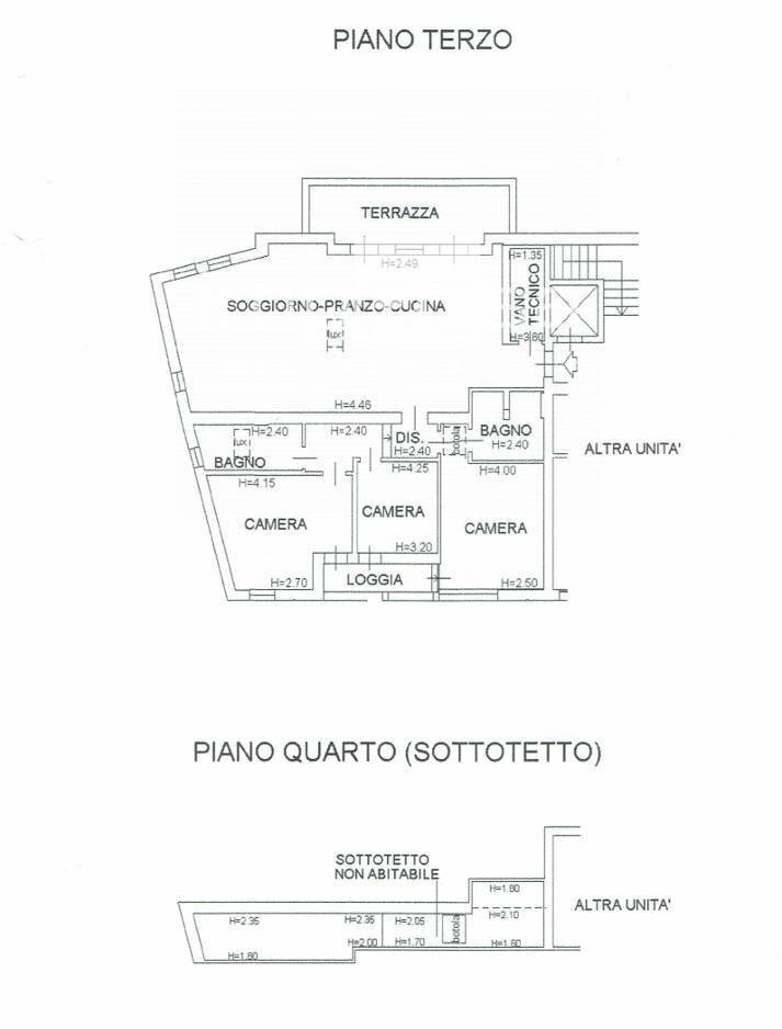 Foto 14 - Attico Borgo Sant'Agnese, Portogruaro - planimetria 1