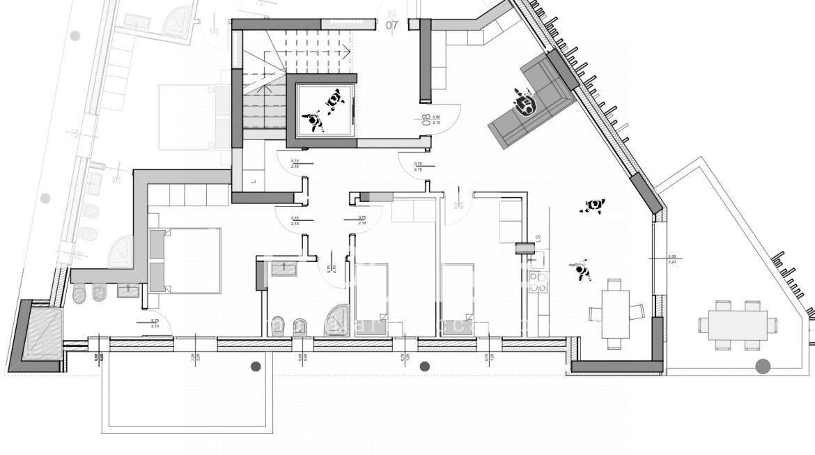 Foto 14 - Attic Borgomeduna, Pordenone - floor plans 1