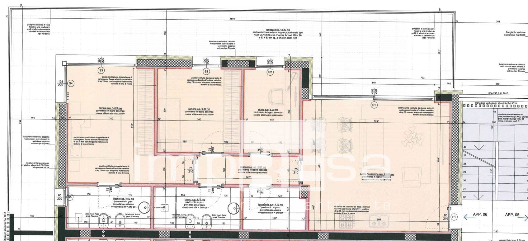 Foto 14 - Trilocale Lignano Pineta, Lignano Sabbiadoro - planimetria 1
