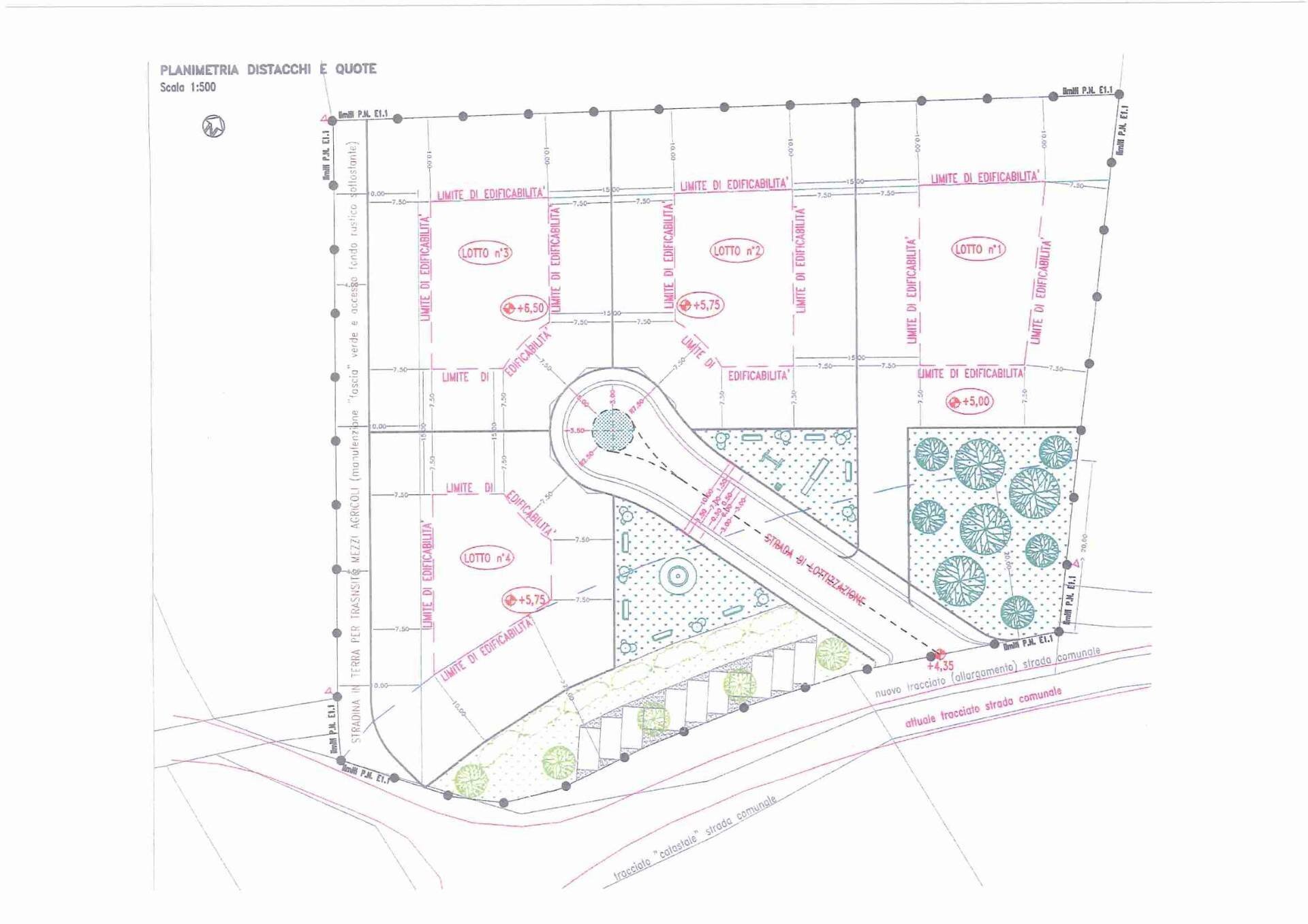 Foto 4 - Terreno edificabile contrada Tesino, Offida - planimetria 1