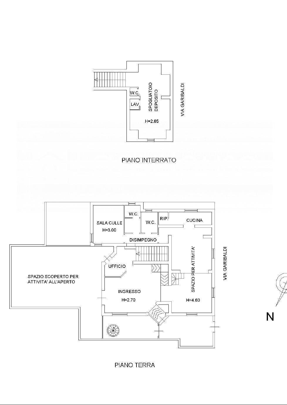 Foto 23 - Independent house via Garibaldi, Alezio - floor plans 1