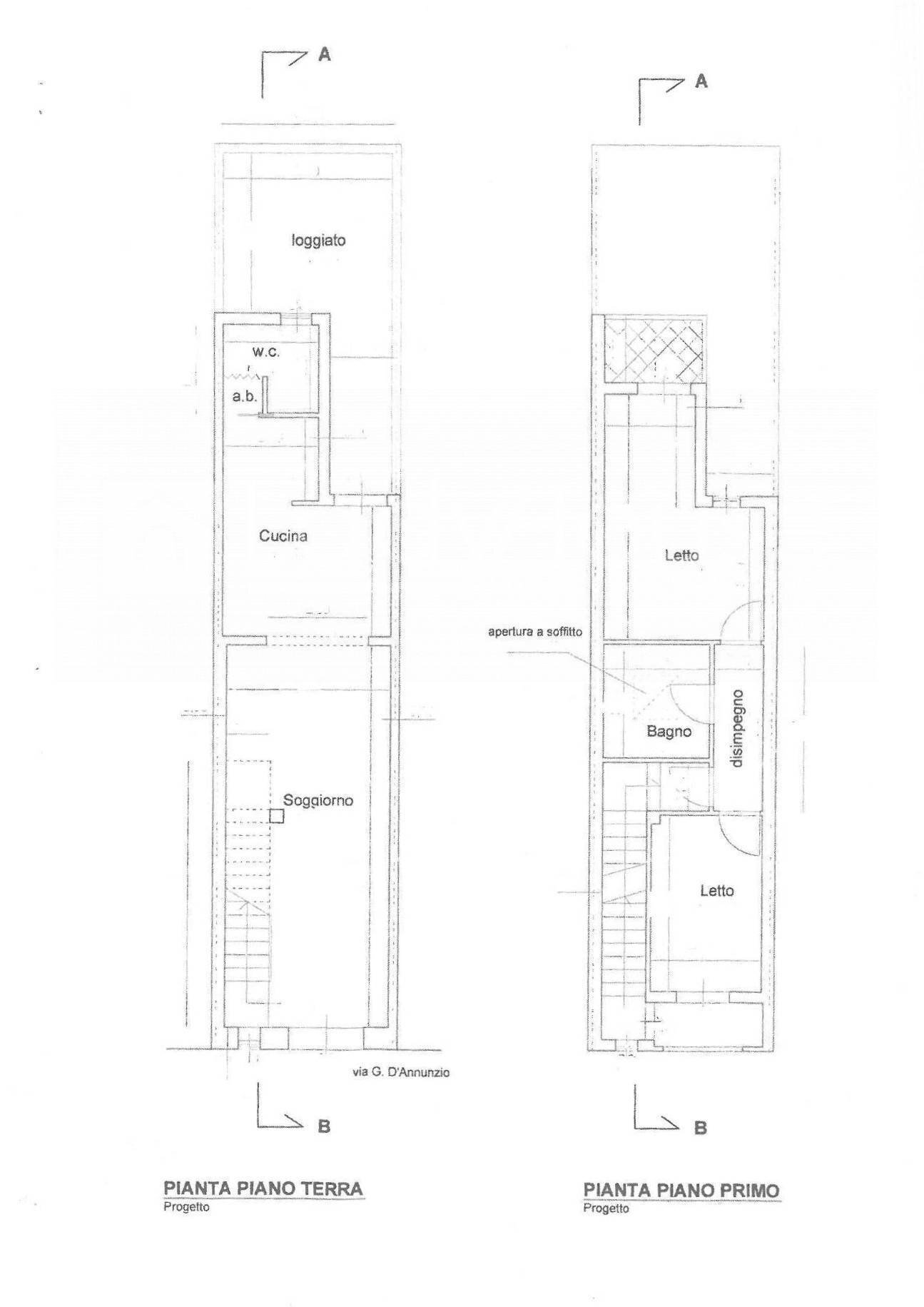 Foto 29 - Rustico Via D'Annunzio, Sannicola - planimetria 1