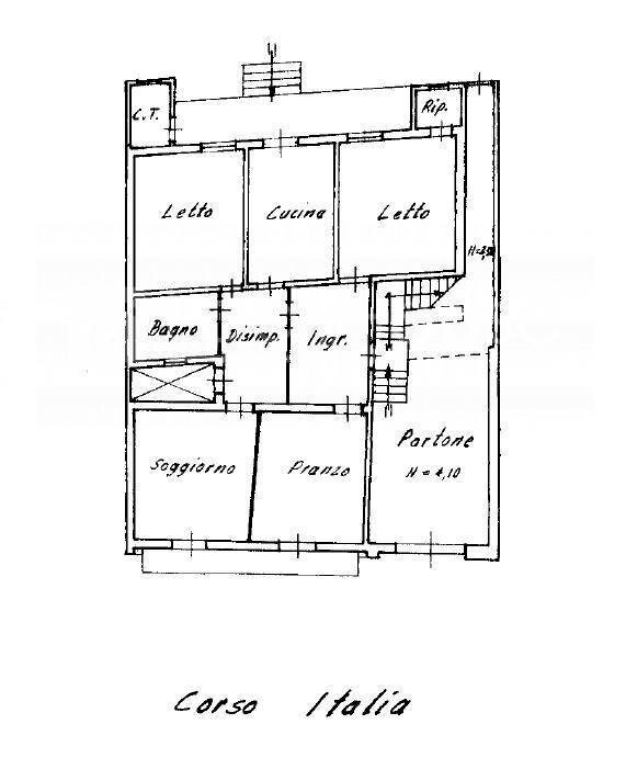 Foto 10 - Building land Corso Italia
 
34, Gallipoli - floor plans 1