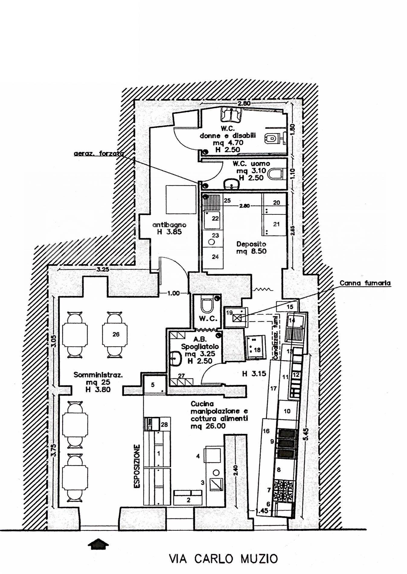 Foto 7 - Commercial Activity Via Carlo Muzio
 
25, Gallipoli - floor plans 1