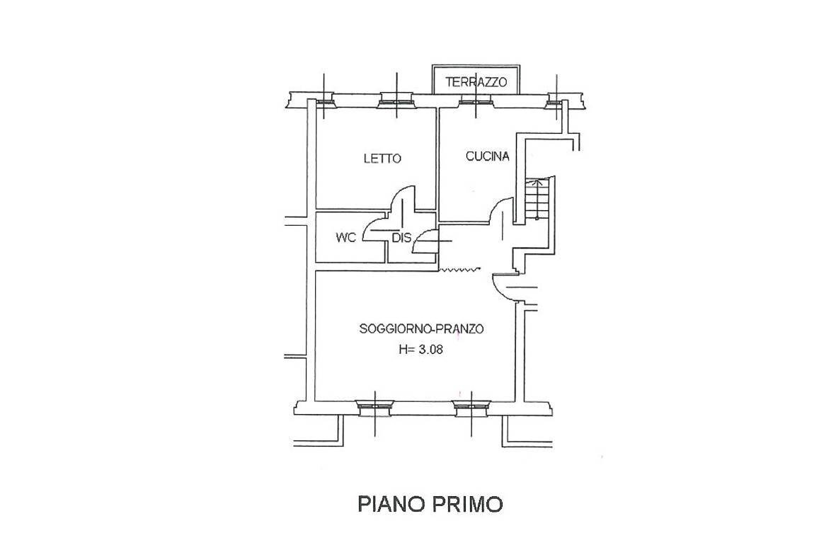 Foto 21 - Four-room apartment Viale Trieste
 
221, Pesaro - floor plans 1