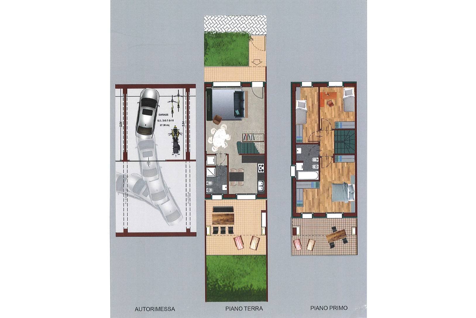 Foto 23 - Casa indipendente Via Basento, Pesaro - planimetria 1