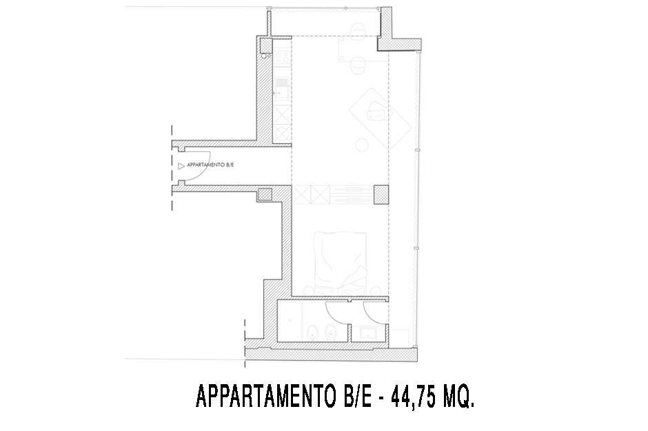 Foto 7 - Monolocale Piazzale Giacomo Matteotti
 
28, Pesaro - planimetria 1